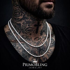 Stainless Steel Rope Necklace Set